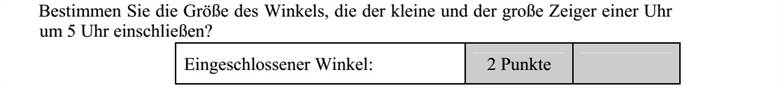 Hány fokos szöget zár be az óra kismutatója és nagymutatója (percmutatója) 5 órakor?