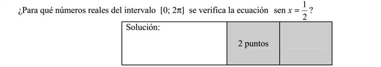 Mely valós számokra teljesül a [0  2] intervallumon a 12 sin x = egyenlőség?