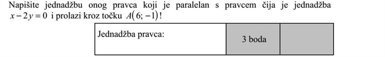 Írja fel annak az egyenesnek az egyenletét, amelyik párhuzamos az 02 = yx egyenletű egyenessel és átmegy az ( )1 6 A ponton!