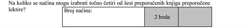 Hat ajánlott olvasmányból hányféleképpen lehet pontosan négyet kiválasztani? A lehetőségek száma: