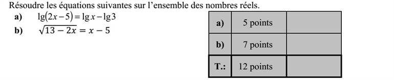 Oldja meg az alábbi egyenleteket a valós számok halmazán! a) ( ) 3lglg52lg = xx b) 13  2    5