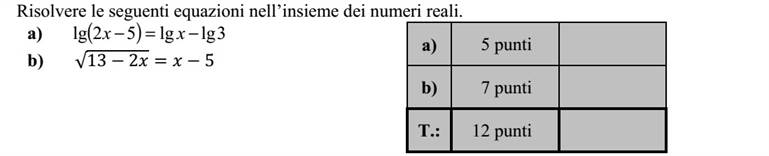 Oldja meg az alábbi egyenleteket a valós számok halmazán! a) ( ) 3lglg52lg = xx b) 13  2    5