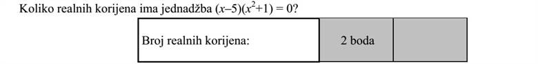 Hány valós gyöke van az (x-5)(x2 +1)=0 egyenletnek?