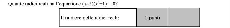 Hány valós gyöke van az (x-5)(x2 +1)=0 egyenletnek?