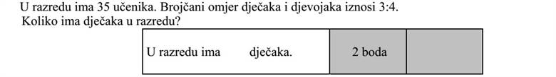 Egy osztályban 35 tanuló van. A fiúk és a lányok számának aránya 3:4. Hány fiú van az osztályban?