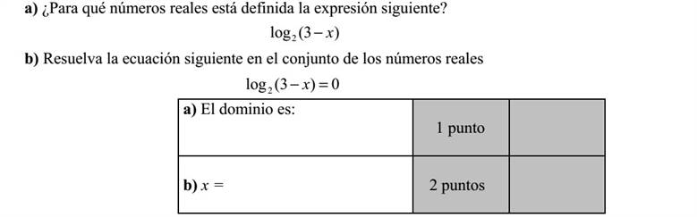 a) Mely valós számokra értelmezhető a )3(log 2 x kifejezés? b) Oldja meg a valós számok halmazán az alábbi egyenletet! 0)3(log 2 = x a) Az értelmezési tartomány: b) x =