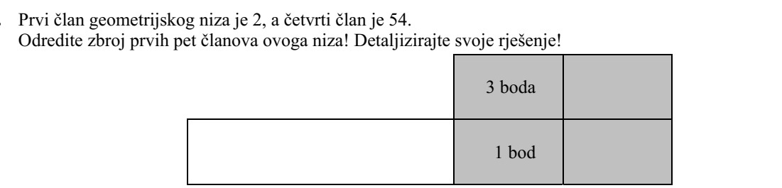 Egy mértani sorozat első tagja 2, negyedik tagja 54. Adja meg a sorozat első öt tagjának összegét! Megoldását részletezze!