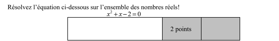 Oldja meg az alábbi egyenletet a valós számok halmazán! 2 2 0x x+  =
