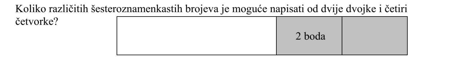 Hány különböző hatjegyű szám készíthető két darab 2-es és négy darab 4-es számjegy felhasználásával?