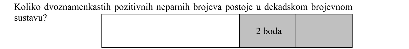 Hány kétjegyű pozitív páratlan szám van a tízes számrendszerben?