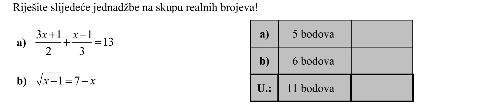 Oldja meg az alábbi egyenleteket a valós számok halmazán! a) 3 1 1 13 2 3 x x+  + = b) 1 7x x = 